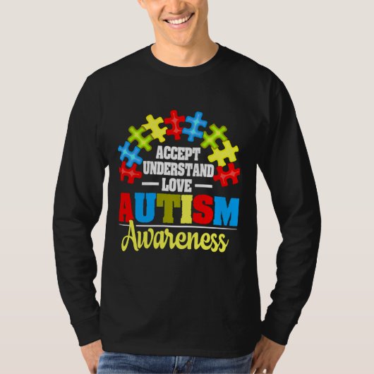 Accepteer het Shirt Liefde Autisme Awareness (Voorkant)
