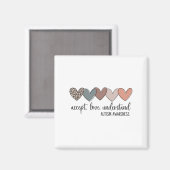 Accepteer Liefde als begrip voor autisme Magneet (Voorkant / Achterkant)