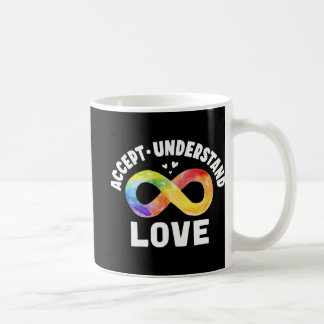 Accepteer Liefde Autisme Bewustzijn ASD Infini Koffiemok