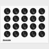 Accepteer Liefde Begrijp Autisme Steun Grappig Aut Ronde Sticker (Vel)