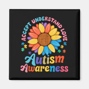Accepteer Liefde Grappige Neurodiversiteit April Magneet