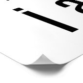Accepteer mij zoals ik Poster ben (Hoek)