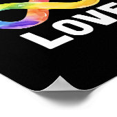 Accepteren Begrijpen Liefde Autisme Awareness ASD  Poster (Hoek)