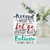 Accepteren Laat geloven Briefkaart (Staand voorkant)