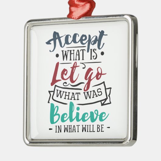 Accepteren Laat geloven Metalen Ornament (Links)