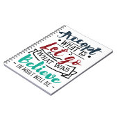 Accepteren Laat geloven Notitieboek (Linkerzijde)