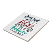 Accepteren Laat geloven Tegeltje (Zijkant)