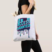 Access Granted | Retro Hacker Floppy Disk Graphic Tote Bag (Dichtbij)