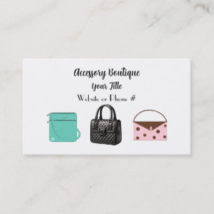 Accessoire Boutique Handtassen Visitekaartje