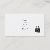 Accessoire Boutique Handtassen Zakelijke Kaart Visitekaartje (Achterkant)