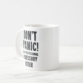 Accessoire Fitter Unieke Koffie Mok Gift (Voorkant links)