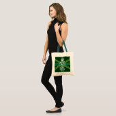 Accessoire Groene Keep Calm en Jouw tekst Union Ja Tote Bag (Voorkant (model))