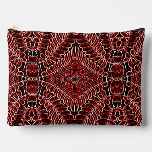 Accessoire Pouch, Een trendy rood kleurontwerp Etui (Voorkant)