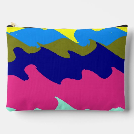 Accessoire Pouch, Een trendy veelkleurig ontwerp A Etui (Voorkant)