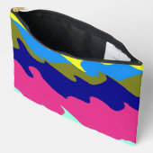 Accessoire Pouch, Een trendy veelkleurig ontwerp A Etui (Open)