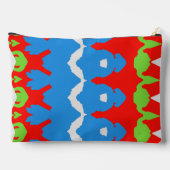 Accessoire Pouch, Een trendy veelkleurig ontwerp Etui (Achterkant)