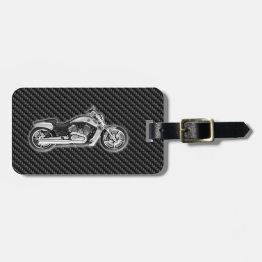 Accessoire voor 3D-Mode op de Carbon Harley Motorc Bagagelabel (Voorkant horizontaal)