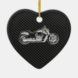 Accessoire voor 3D-Mode op de Carbon Harley Motorc Keramisch Ornament