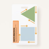 Accessoire voor ademhalingstechnieken badge (Achterkant)