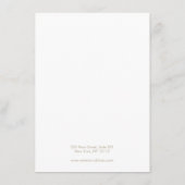 Accessoire witte lederen beeldscherm met logo haar informatiekaartje (Achterkant)