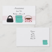 Accessoires Designer Handbags Visitekaartje (Voorkant / Achterkant)