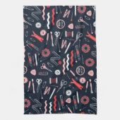 Accessoires keukenhanddoek naaien (Verticaal)