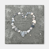 accessoires, liefde voor het strand magneet (Voorkant)