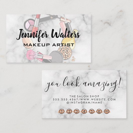 Accessoires maken | Punch Kaart Loyalty (Voorkant / Achterkant)