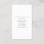 Accessoires opmaken visitekaartje (Achterkant)