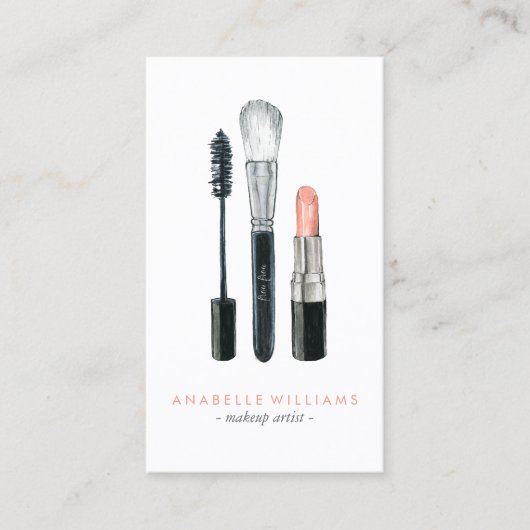 Accessoires opmaken visitekaartje (Voorkant)