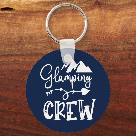 Accessoires van Camping Camper Sleutelhanger (Voorkant)