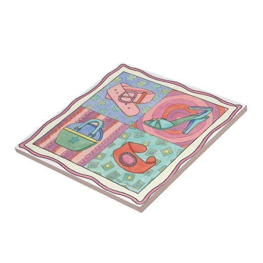 Accessoires van Chariklia Zarris voor vrouwen Tegeltje (Zijkant)