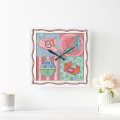 Accessoires van Chariklia Zarris voor vrouwen Vierkante Klok (Huis)