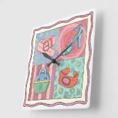 Accessoires van Chariklia Zarris voor vrouwen Vierkante Klok (Hoek)