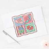 Accessoires van Chariklia Zarris voor vrouwen Vierkante Sticker (Envelop)