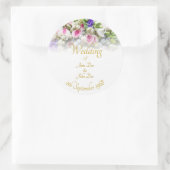 Accessoires van het huwelijk - bruid met een kleur ronde sticker (Tas)