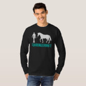 Accessoires van paardenleder voor paardenraces t-shirt (Voorkant volledig)