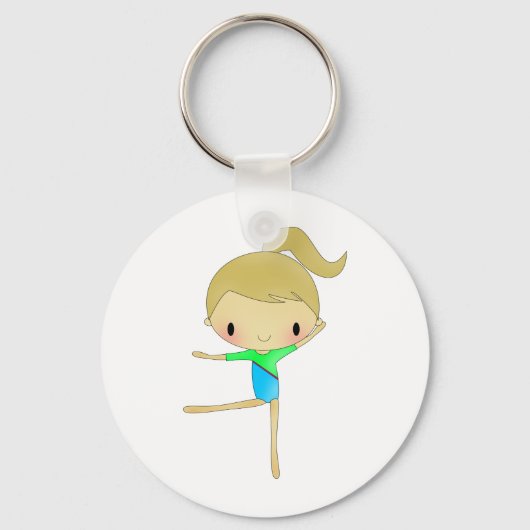 Accessoires voor gepersonaliseerde gymnastiek sleutelhanger (Voorkant)