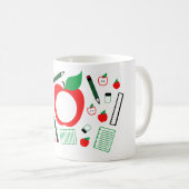 Accessoires voor het Leven van een Leraar Koffiemok (Voorkant rechts)
