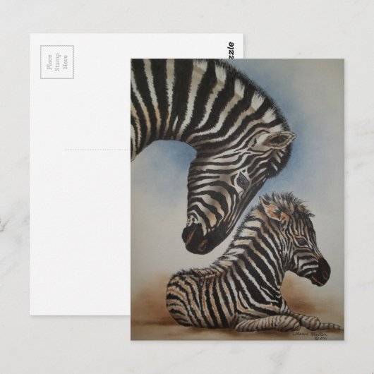 Accessoires voor Mirror Afbeelding (zebra) Briefkaart (Voorkant / Achterkant)