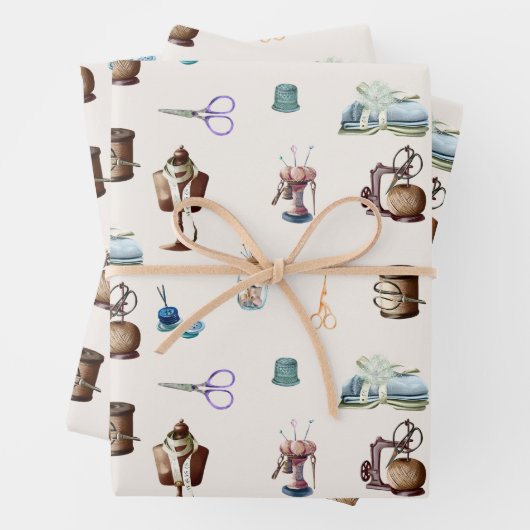 Accessoires voor  resterend naaien inpakpapier vel (In situ)