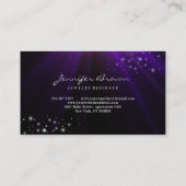 Accessoires voor sierjuwelen van diamanten van een visitekaartje (Achterkant)