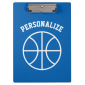 Accessoires voor speciale basketbaltrainers klembord (Voorkant)