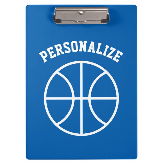 Accessoires voor speciale basketbaltrainers klembord (Voorkant)
