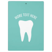 Accessoires voor tandheelkundig gebruik in tandhee klembord (Achterkant)