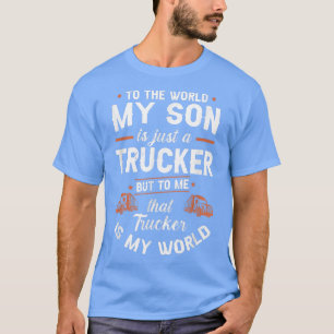 Accessoires voor vrachtwagenchauffeur en motoromlo t-shirt