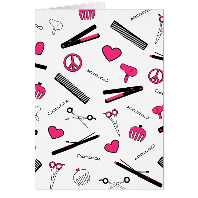 Accessoires voor vrede, liefde en haar (roze) (Voorkant)