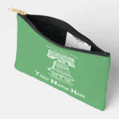 Accessoiretas Klein - Olijfgroen (Persoonlijk) Etui (Open)