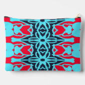 Accessoiretas kleurrijk modern kunst ontwerp etui (Achterkant)