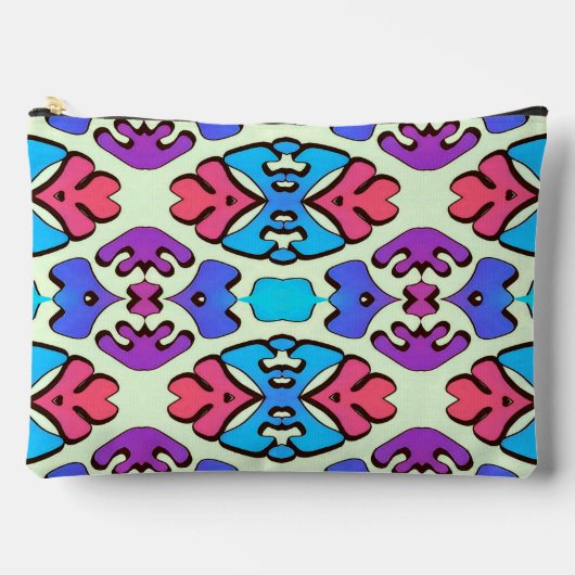 Accessoirezak, een elegant damast klassiek ontwerp etui (Voorkant)
